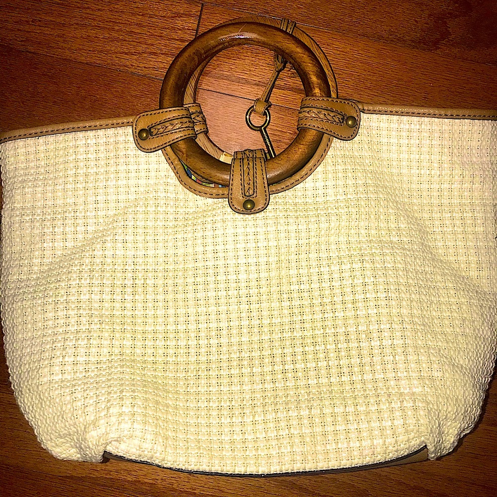 Woven fossil bag/purse